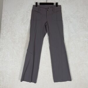 Athleta Women's Gray Outdoor Hiking Pants Size 4 Zipper Pocket Stretch Gorpcore